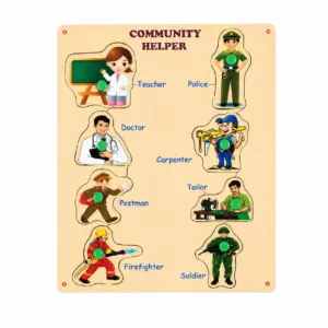 Community Helper Liftout Puzzle Tray - PS109