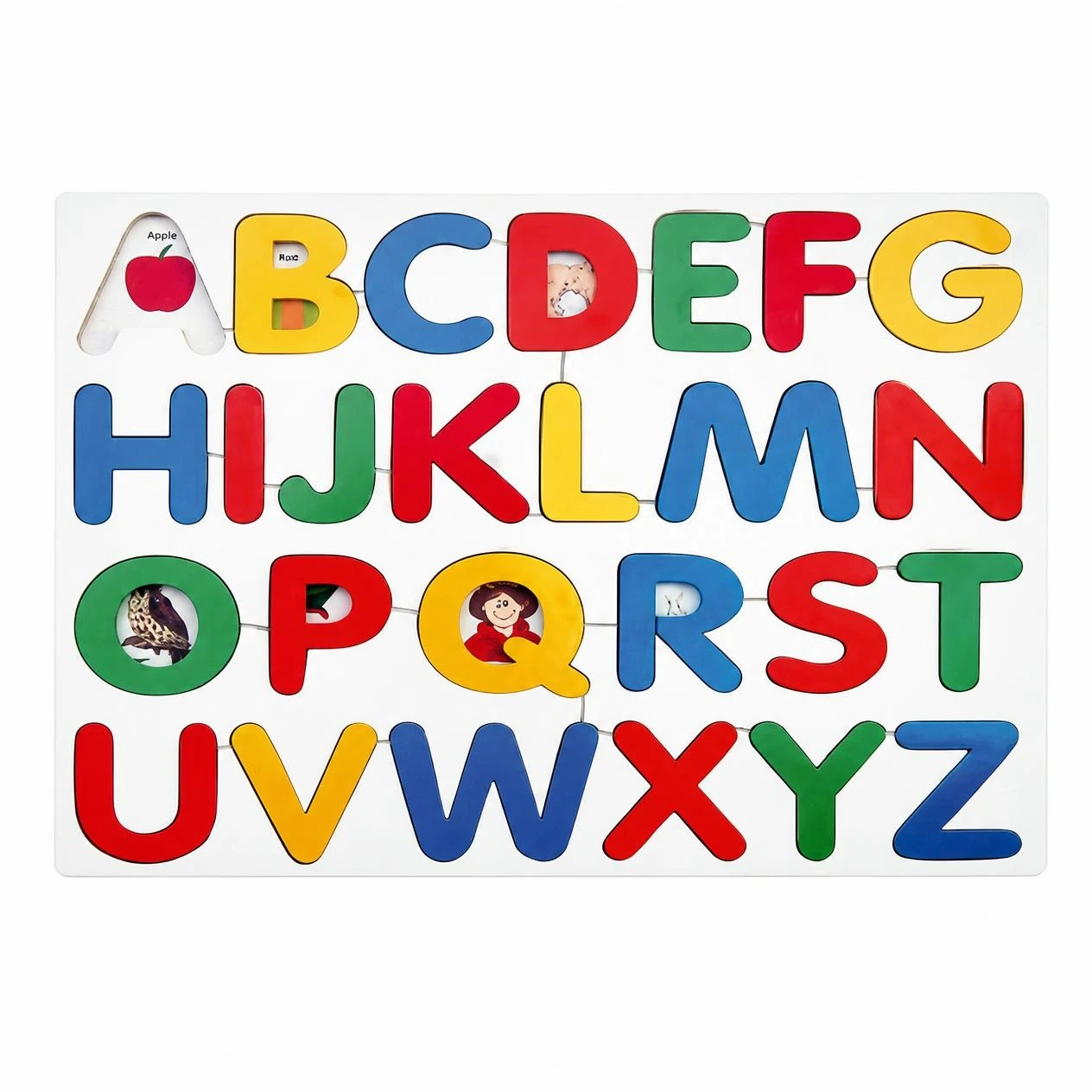 English Knob Puzzle Tray