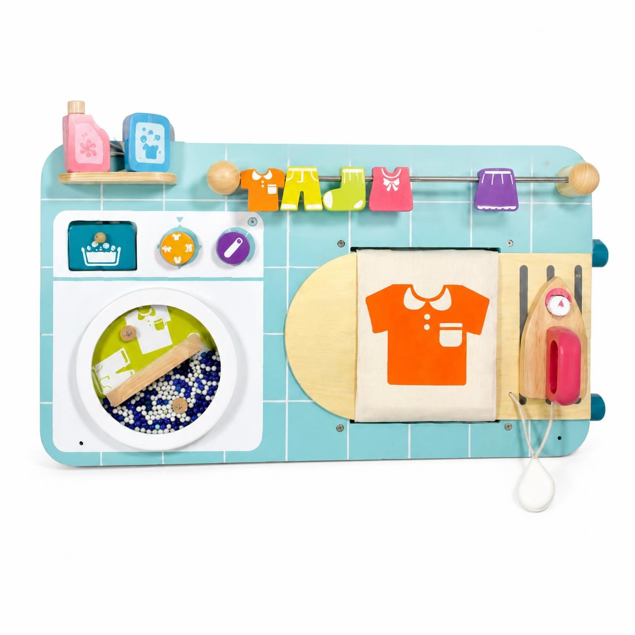 Laundry Play Board Activity Wall Panel PS15