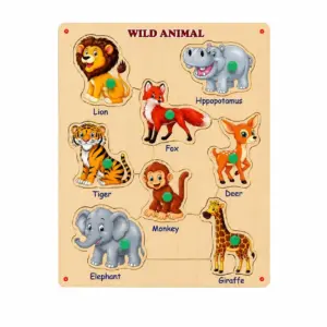 Liftout Puzzle Paper Tray Wild Animal - PS103
