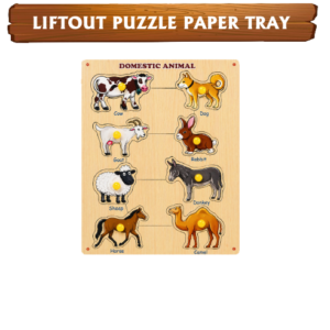 Domestic Animals Liftout Puzzle Tray