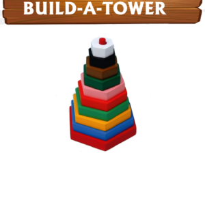 Wooden Build-A-Tower Stacking Toy