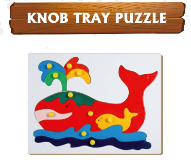 Whale Knob Tray Puzzle