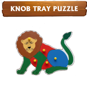 Lion Knob Tray Puzzle
