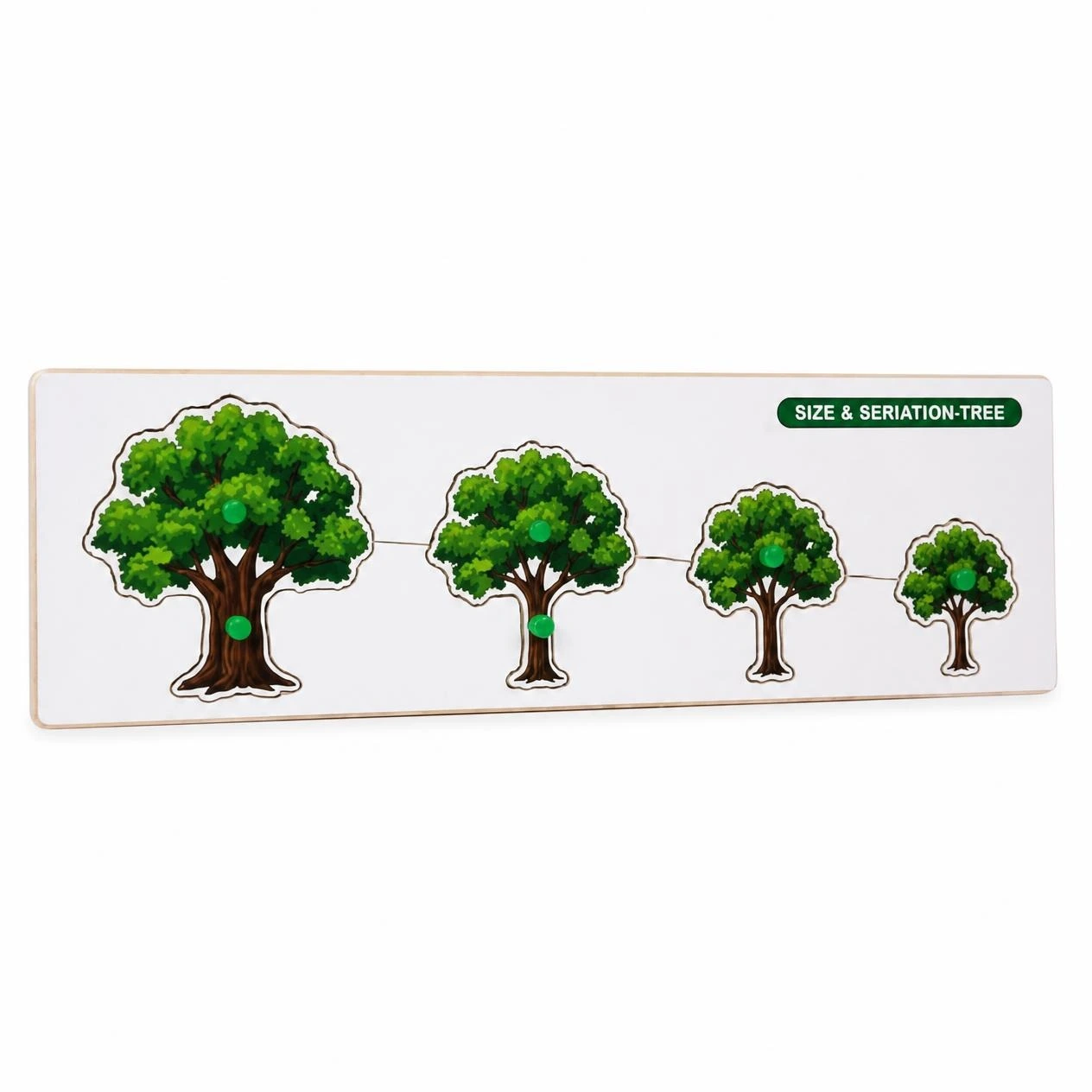 Size and Seriation Tree Wooden Puzzle Board - PS101