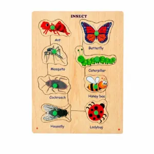 liftout puzzle paper tray insect - PS104