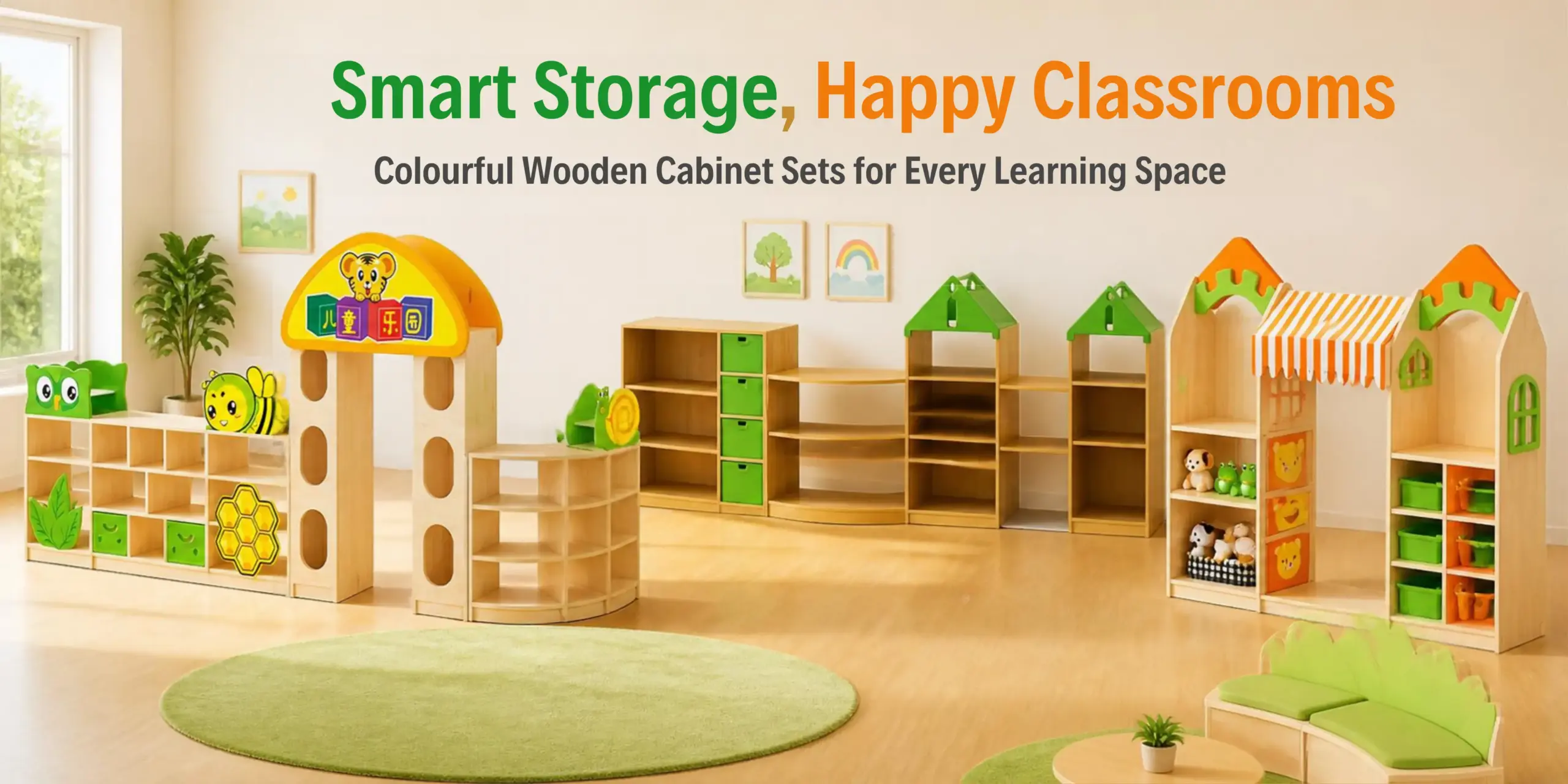 wooden cabinet sets